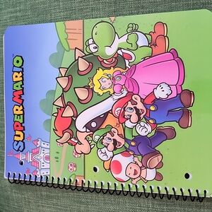 Nintendo Green Spiral Notebook